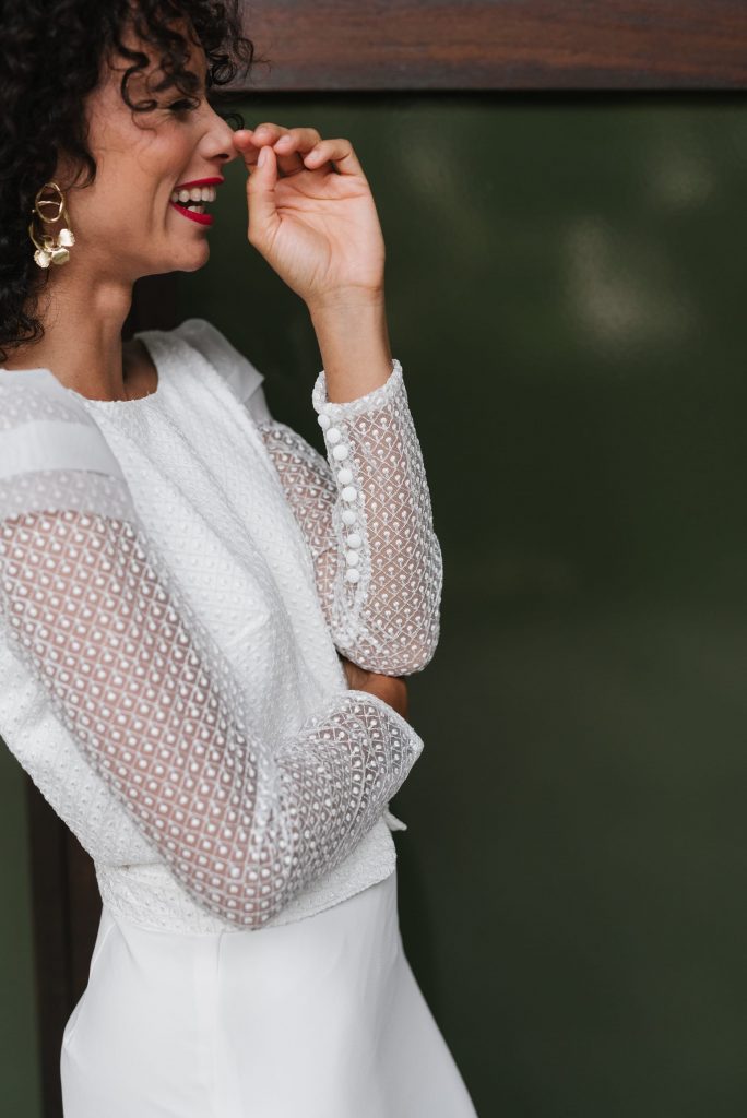 Clémentine Iacono - Créatrice de robes de mariée sur-mesure à Lyon - Adelaide