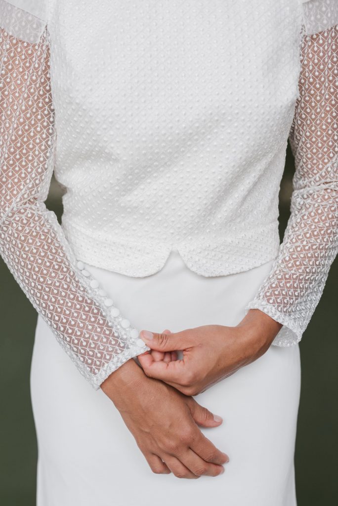 Clémentine Iacono - Créatrice de robes de mariée sur-mesure à Lyon - Adelaide