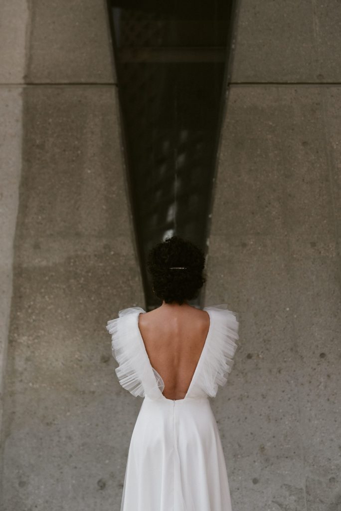 Clémentine Iacono - Créatrice de robes de mariée sur-mesure à Lyon - Hélène