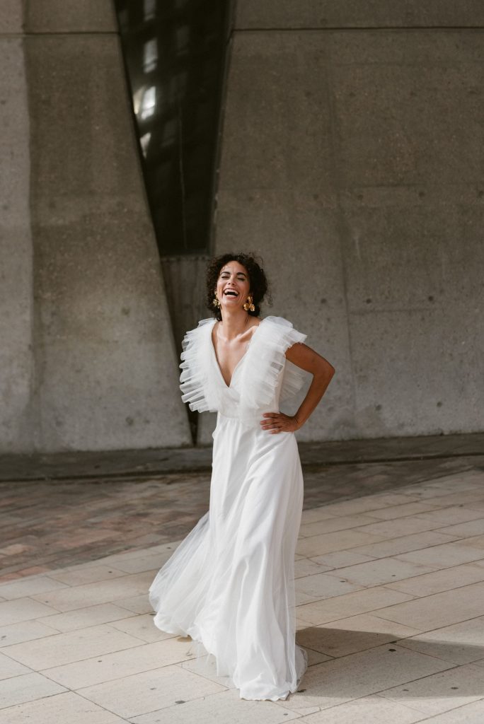 Clémentine Iacono - Créatrice de robes de mariée sur-mesure à Lyon - Hélène