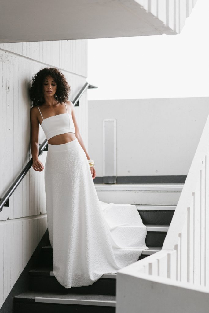 Clémentine Iacono - Créatrice de robes de mariée sur-mesure à Lyon - Romy